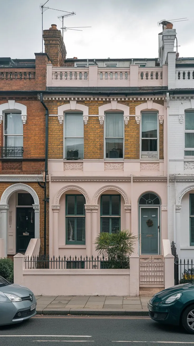 Elegant Victorian London terrace house boasts charming brickwork and ornate details