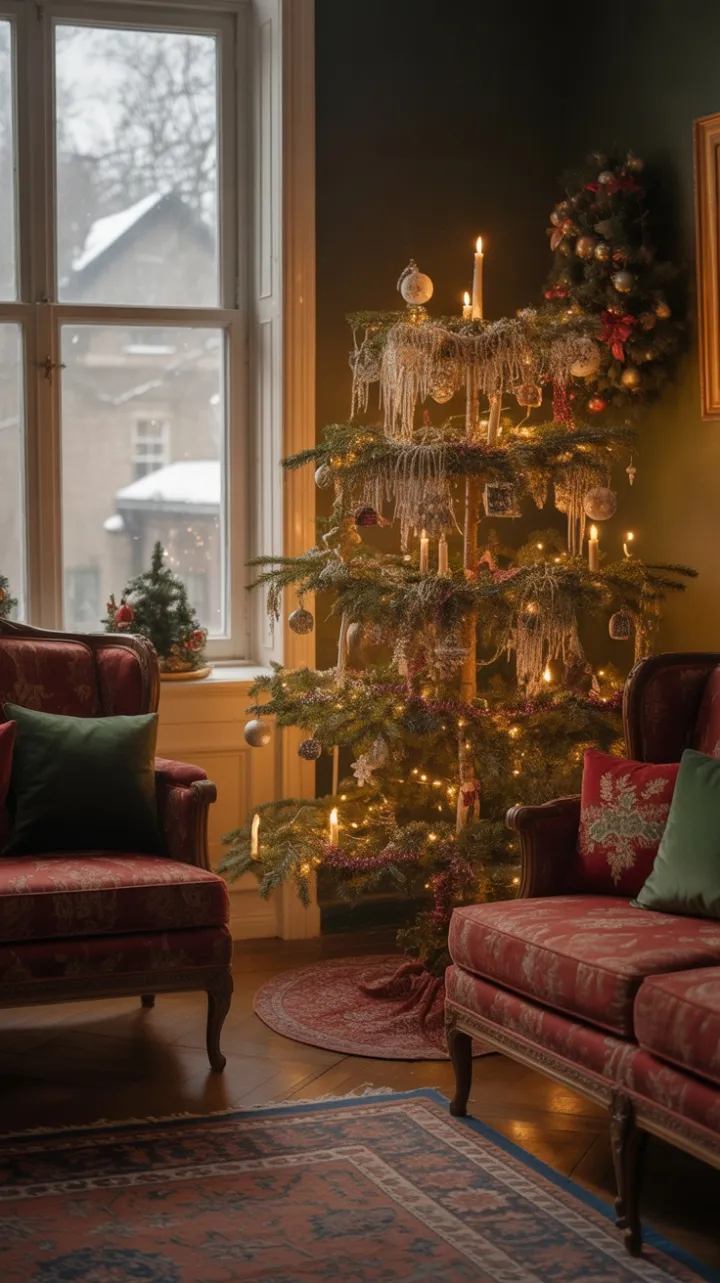 Candlelit Christmas in a Vintage Parlor