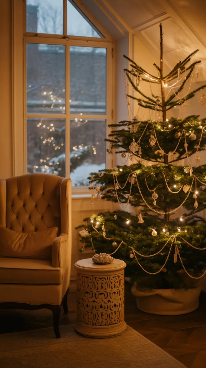 Snowlit Yuletide in a Velvet-Lined Apartment