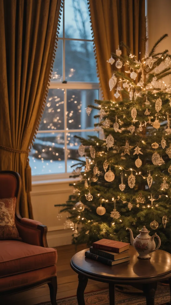 Timeless Yuletide in Velvet and Glass