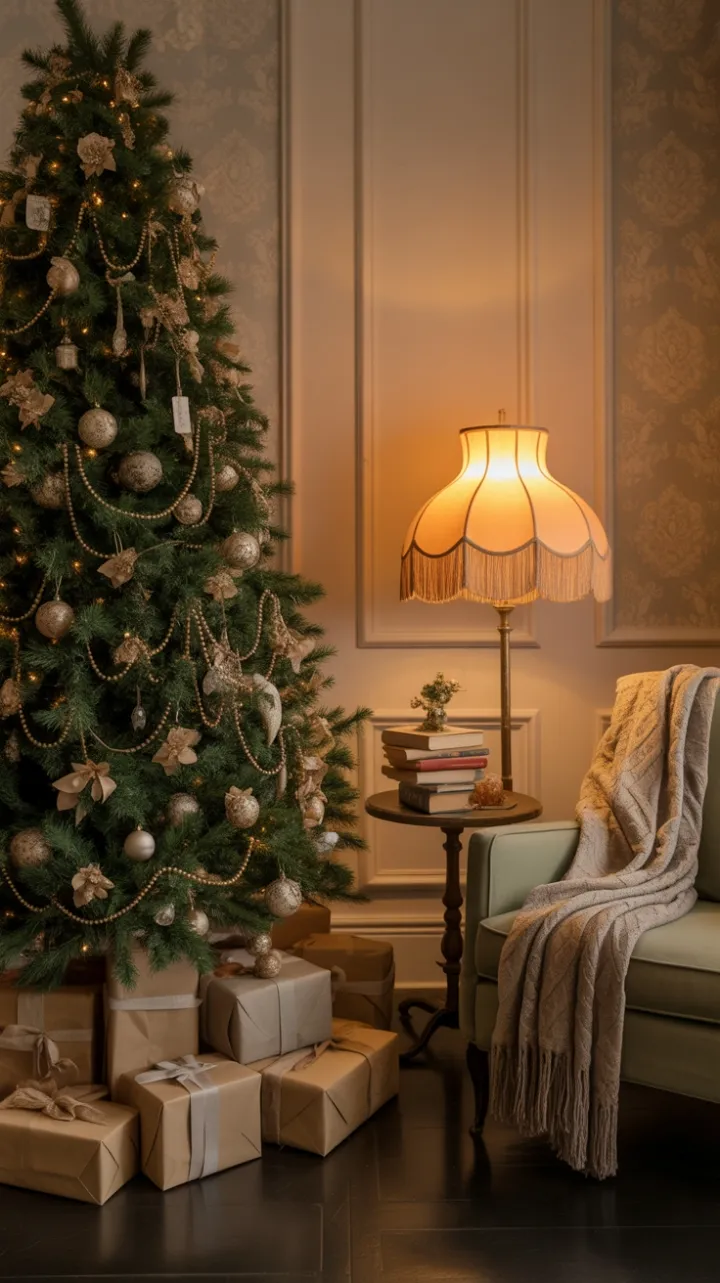 Heirloom Holiday Warmth in a Vintage Apartment