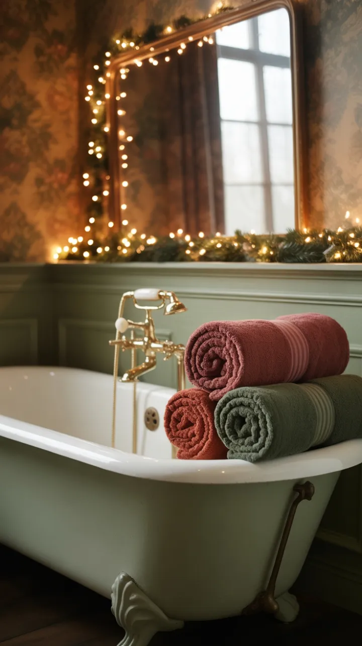 Yuletide Elegance in a Heritage Bathroom