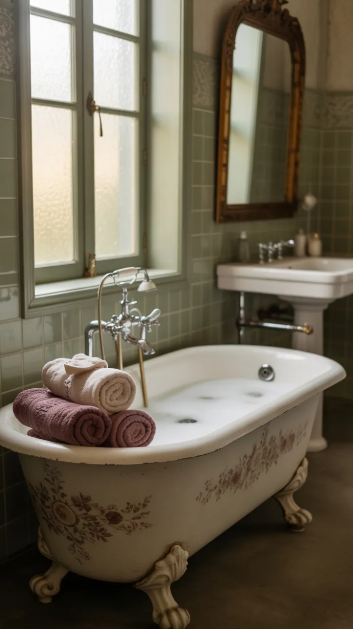 Bathing in Timeless Elegance