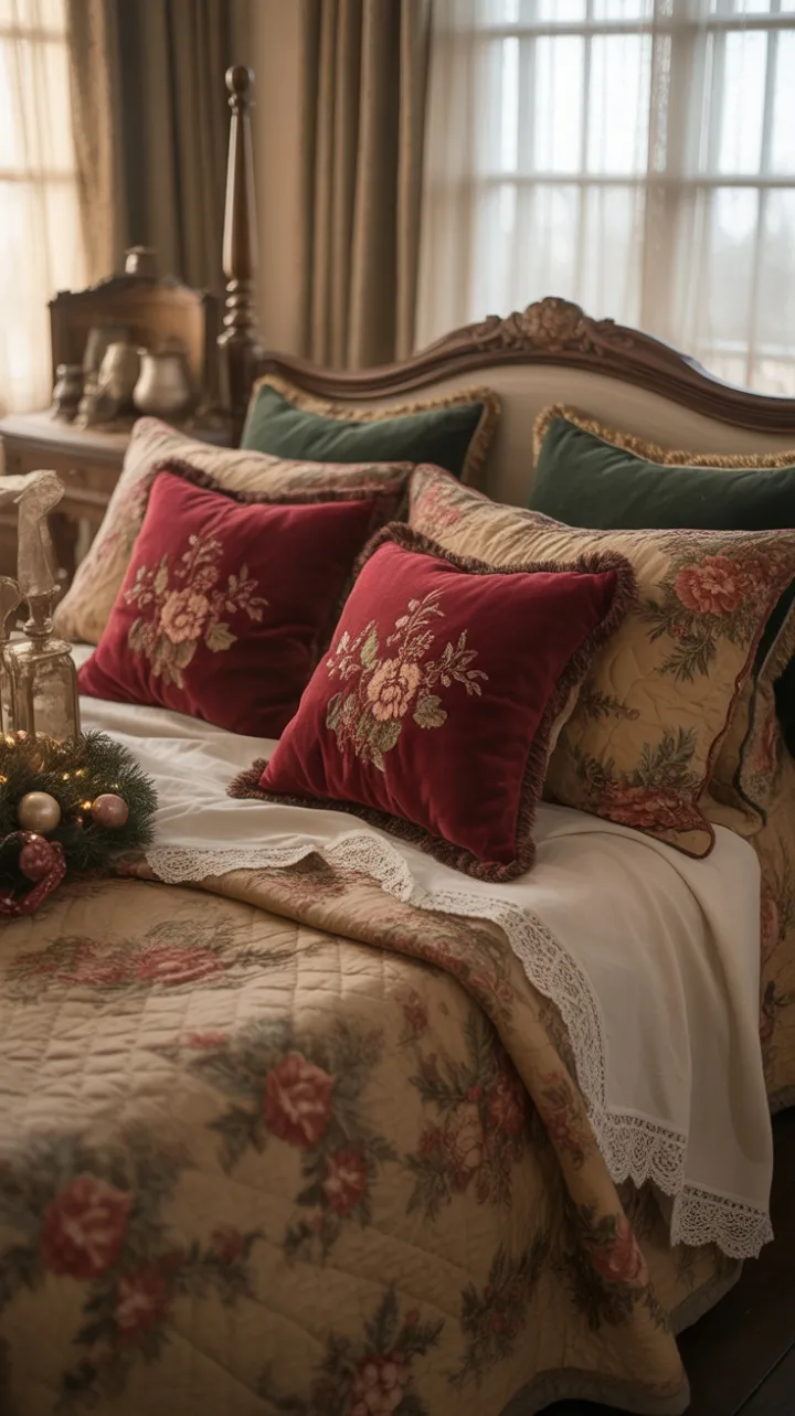 Crimson and Gold Christmas Retreat
