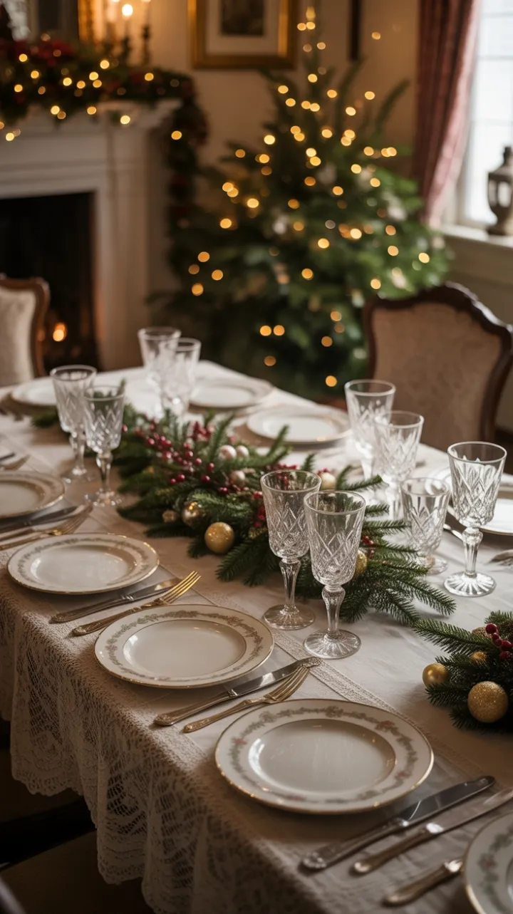 Timeless Yuletide Elegance at the Heirloom Table