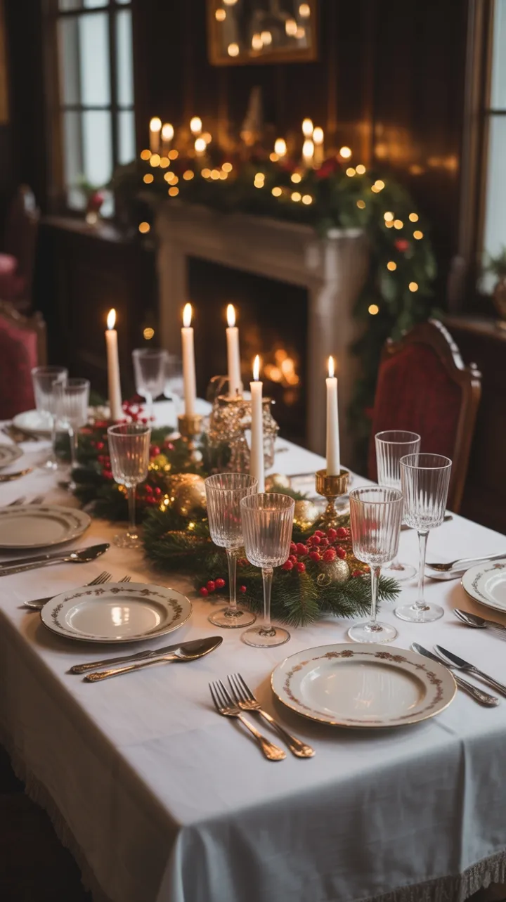 Heirloom Holiday — Porcelain, Pine and Candlelight