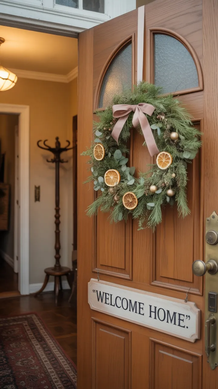 Welcome Home in Warm Oak and Brass