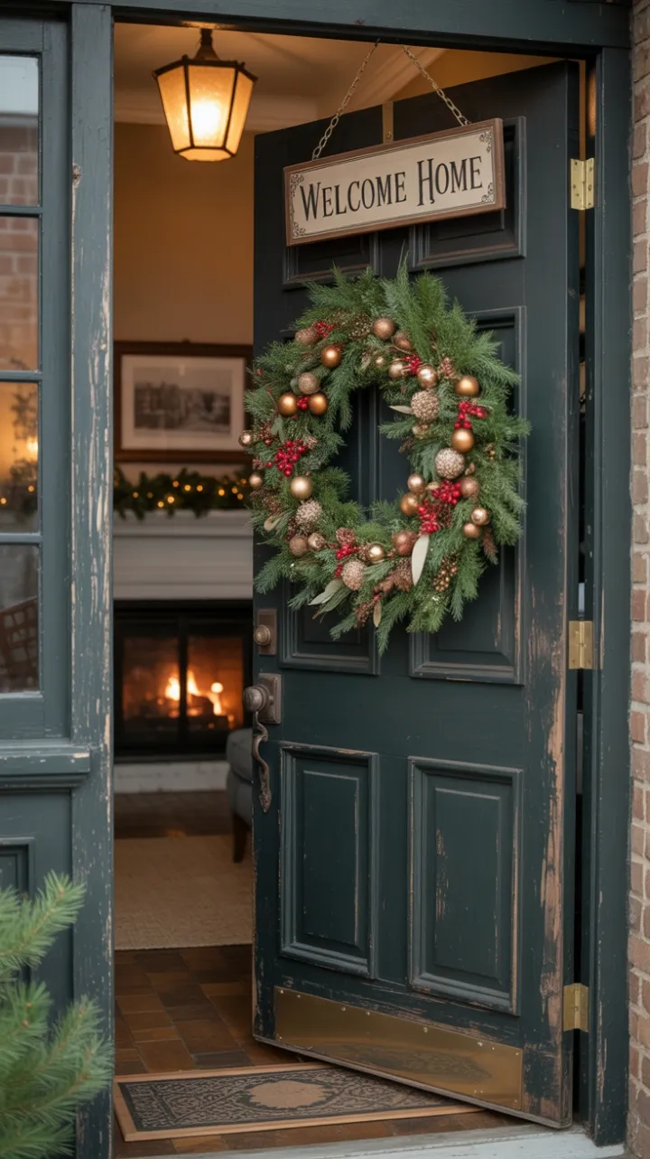 Hearthside Welcome at the Weathered Green Door