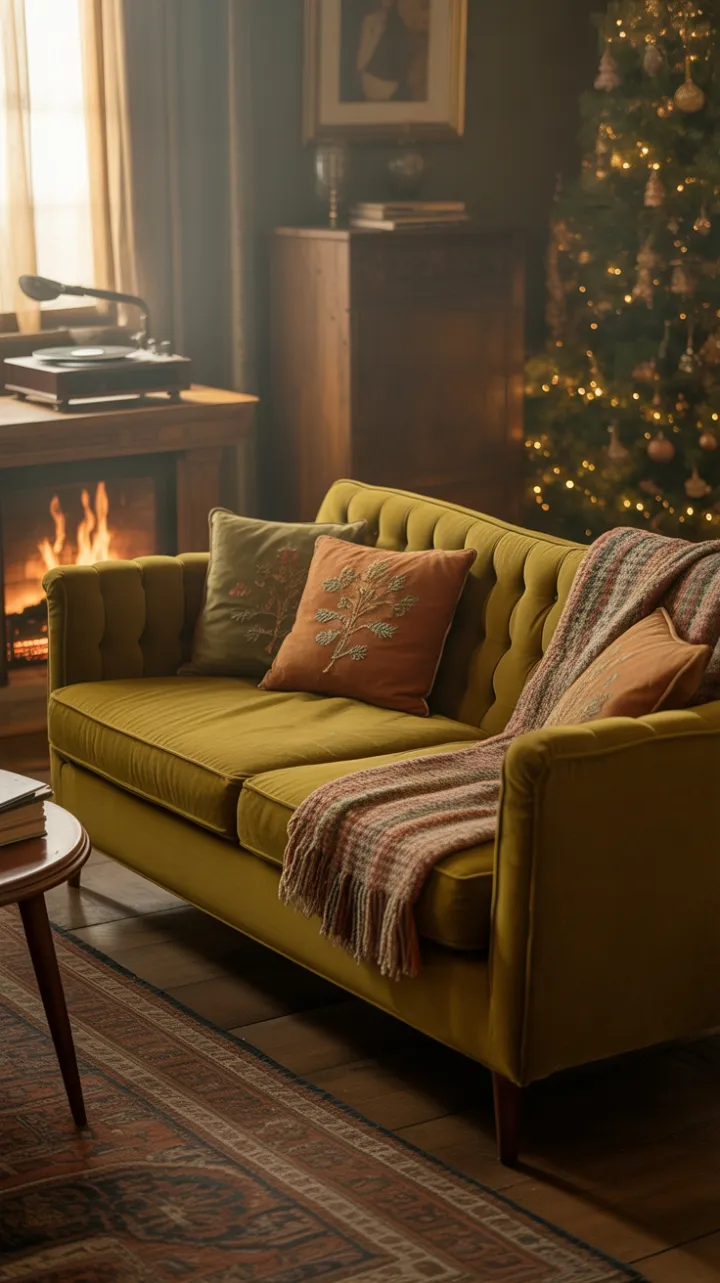 Velvet Hearth and Vintage Holiday Warmth