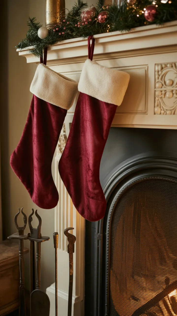 A Timeless Hearth Dressed in Burgundy and Gold