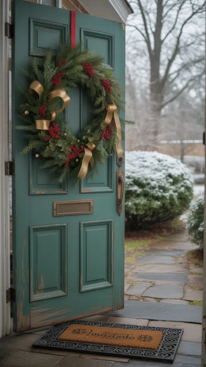 A Teal Door's Timeless Holiday Welcome