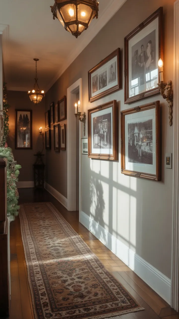 Timeless Holiday Hallway