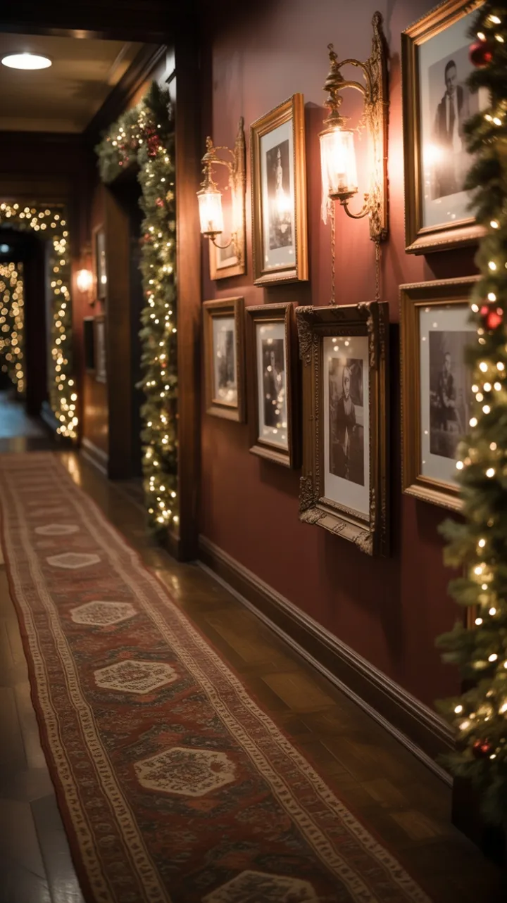 Gilded Holiday Hallway of Memories