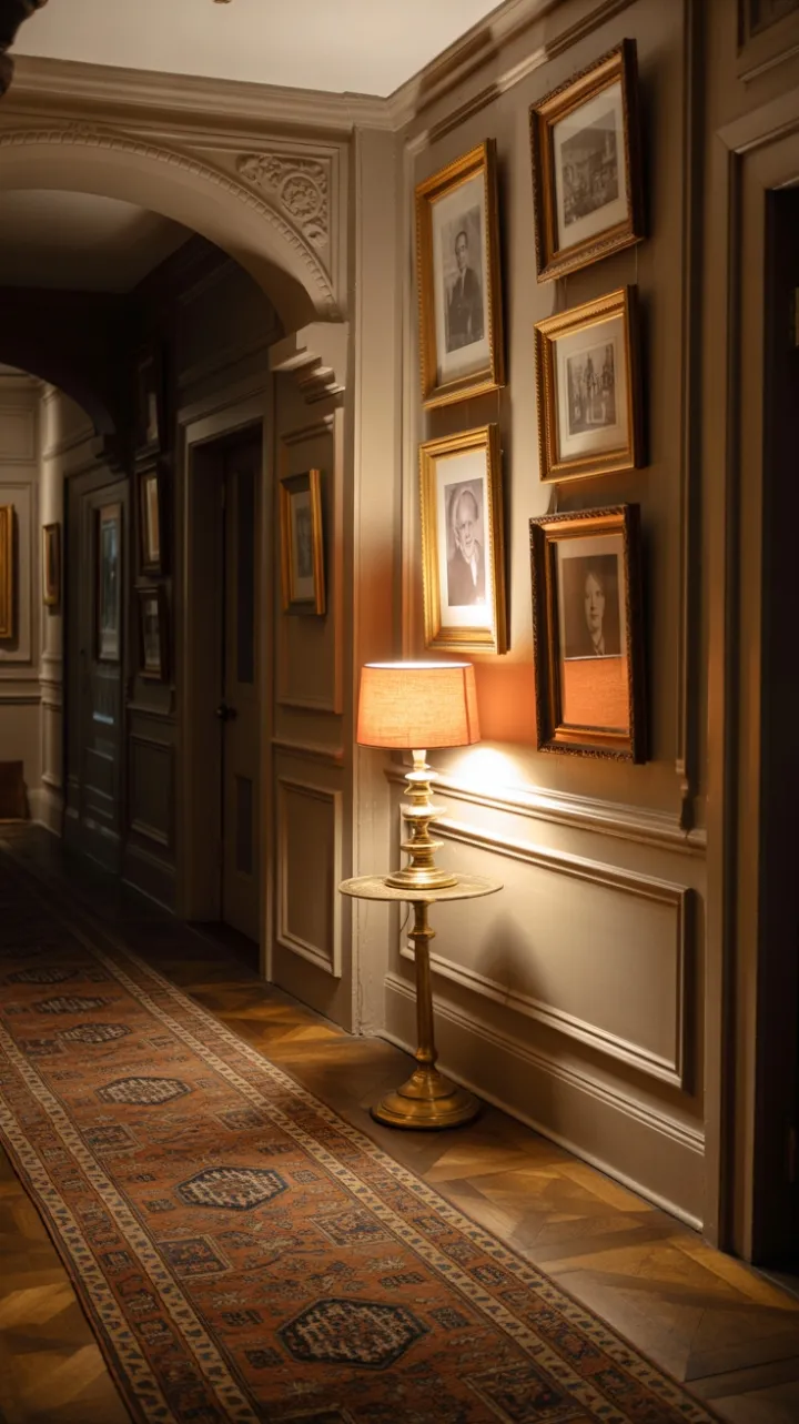 Timeless Christmas Warmth in a Heritage Hallway
