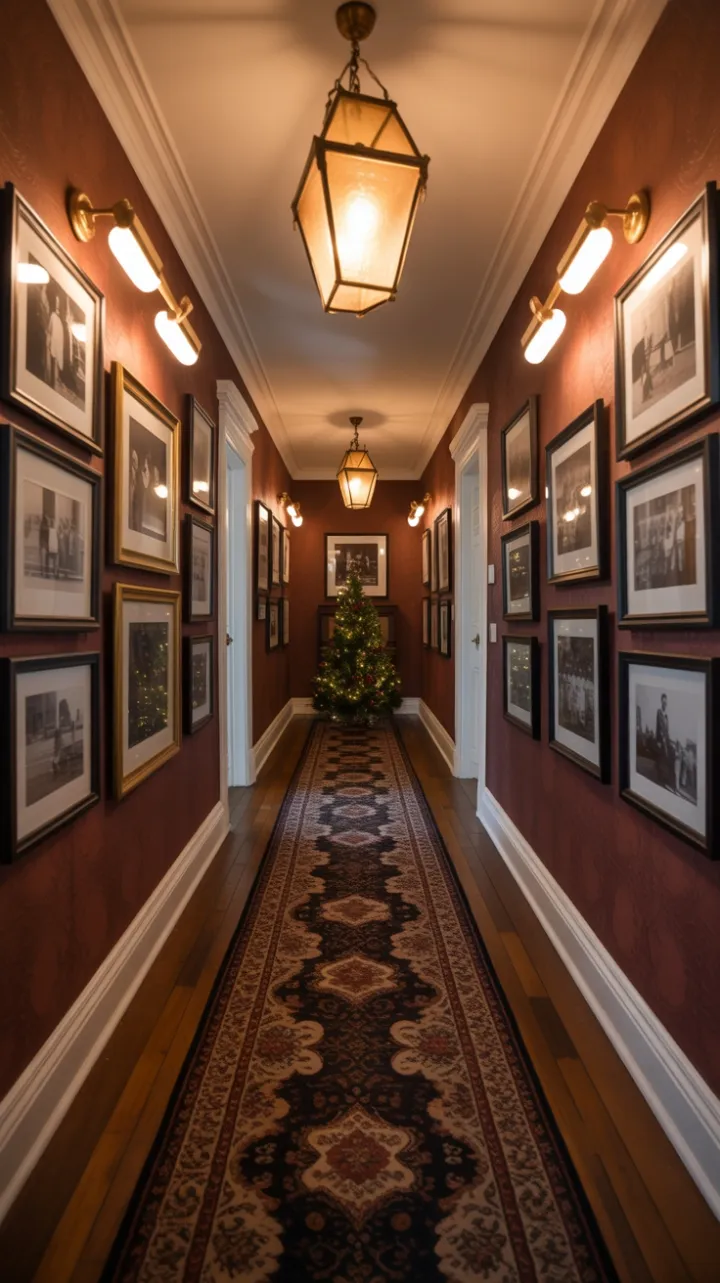 Timeless Holiday Hallway