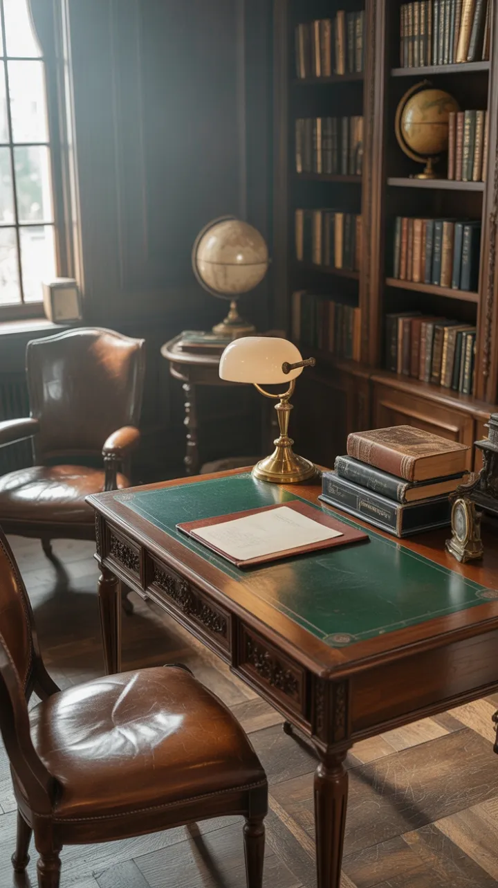 The Writer's Retreat in Mahogany and Light