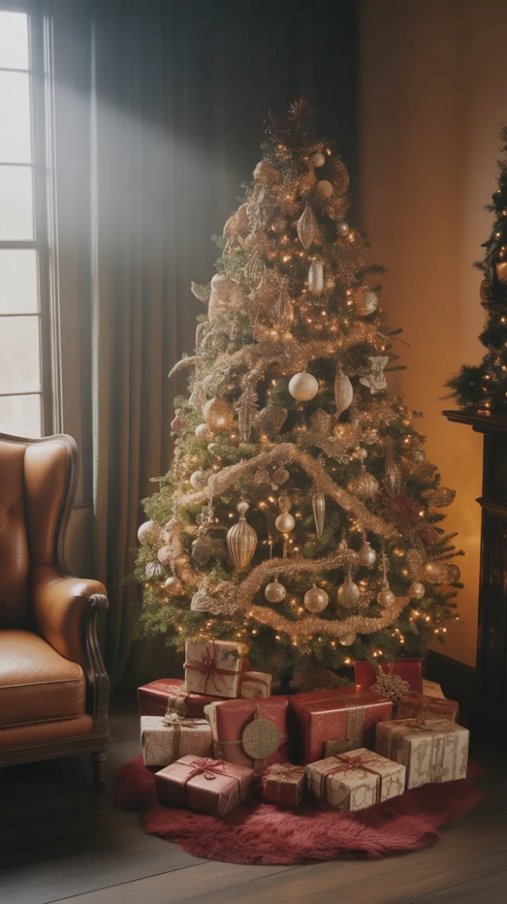 Heirloom Christmas in a Sunlit Parlor