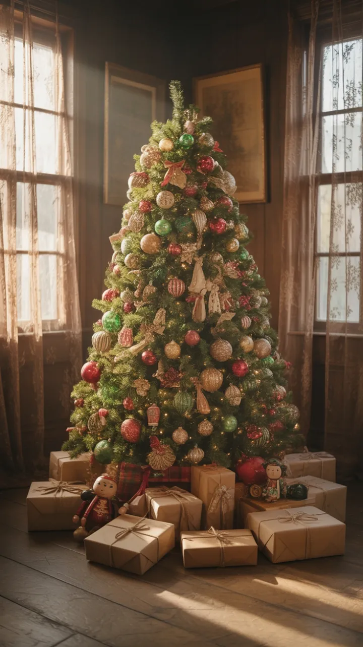 Heirloom Holiday Bathed in Golden Light