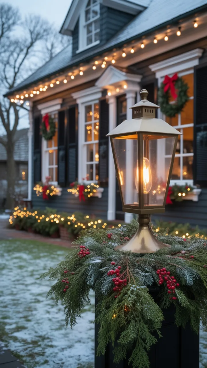 Victorian Home Bathed in Yuletide Glow