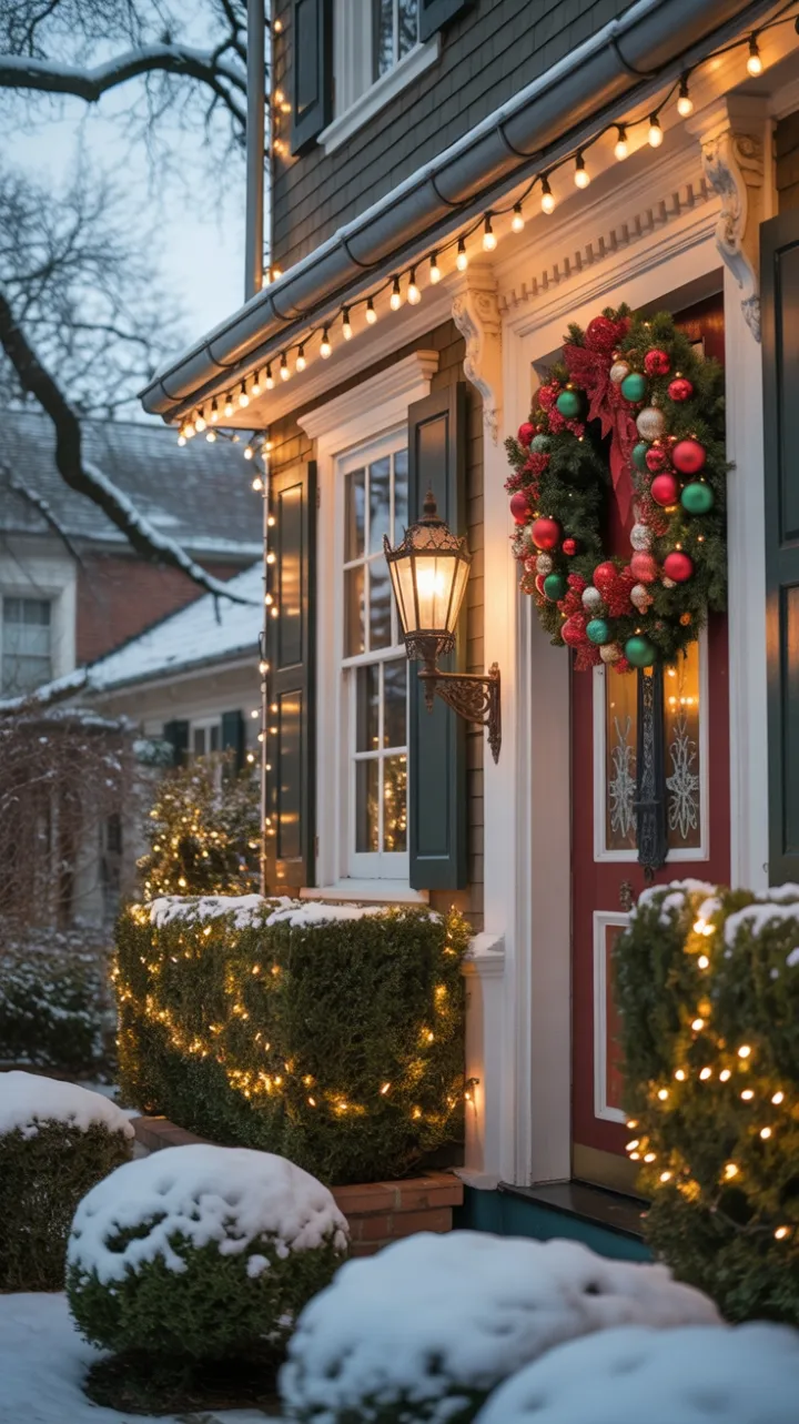 Timeless Yuletide Curb Appeal