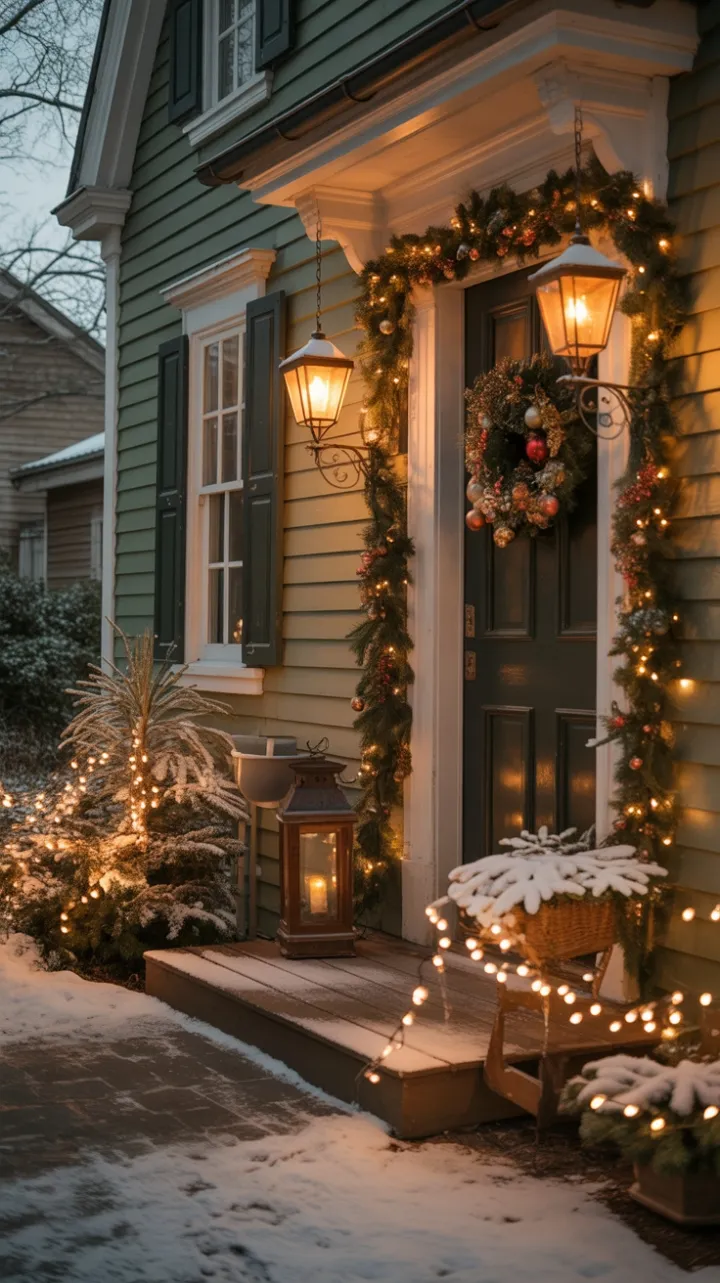 Heritage Home Bathed in a Warm Vintage Christmas Glow