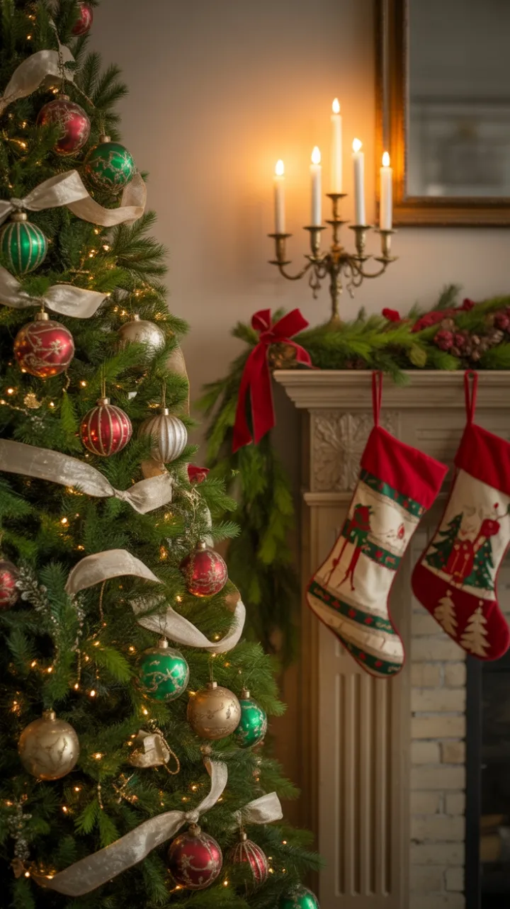 Hearthside Yuletide with Heirloom Ornaments