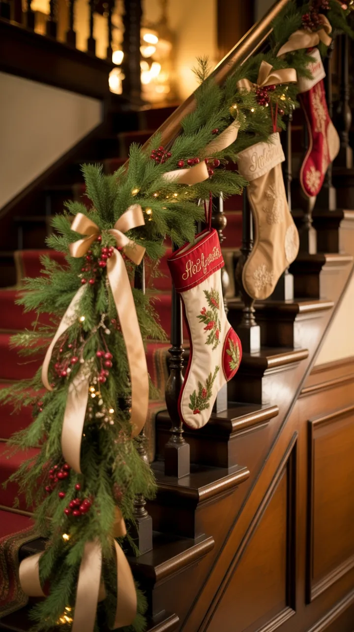 Garlanded Ascent of Heirloom Holiday Cheer