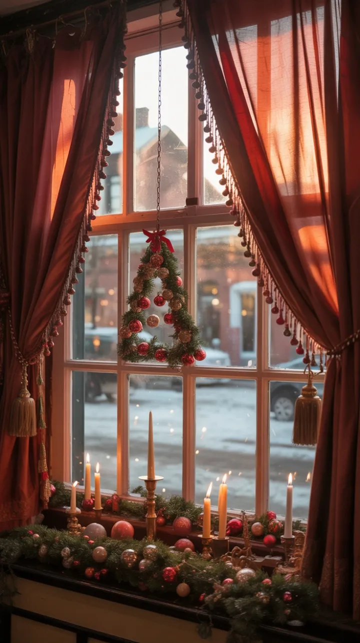 Crimson Velvet and Vintage Christmas Glow