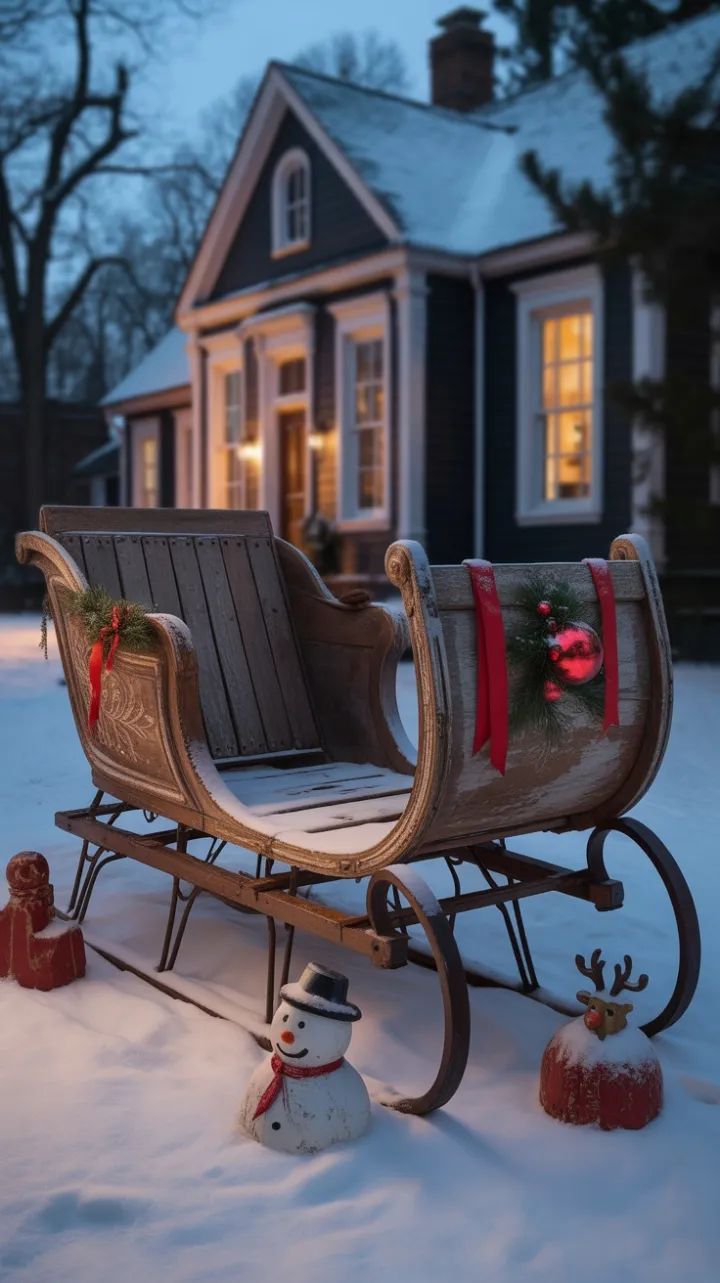 Victorian Twilight and the Heirloom Sleigh