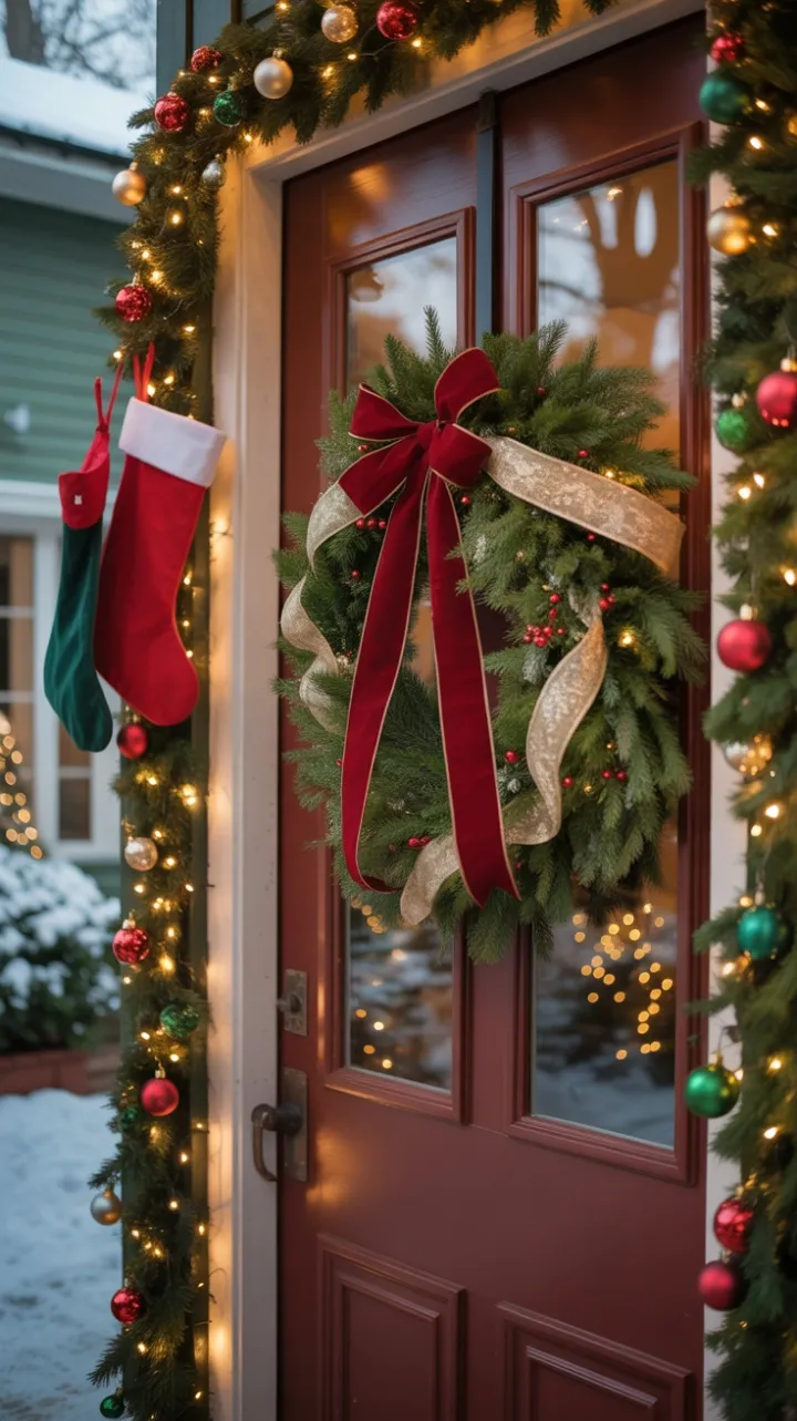 Snow-Kissed Welcome and Warm Holiday Glow
