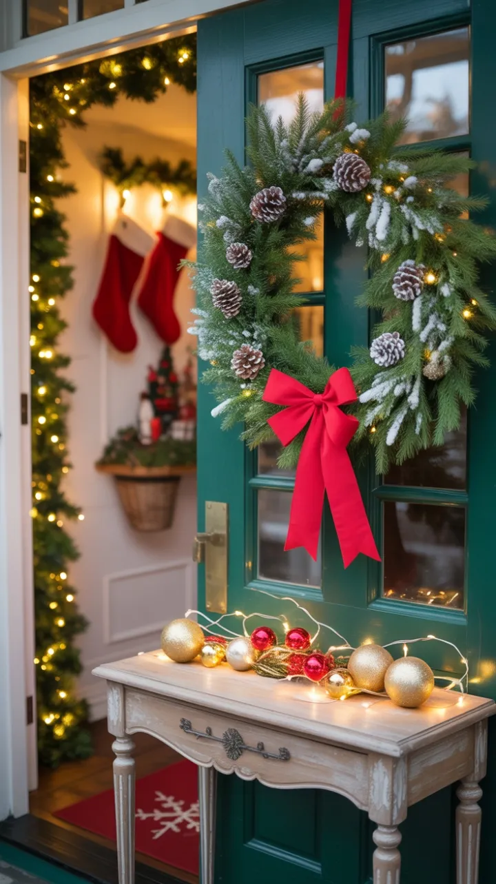 Step into a Cozy Christmas Welcome