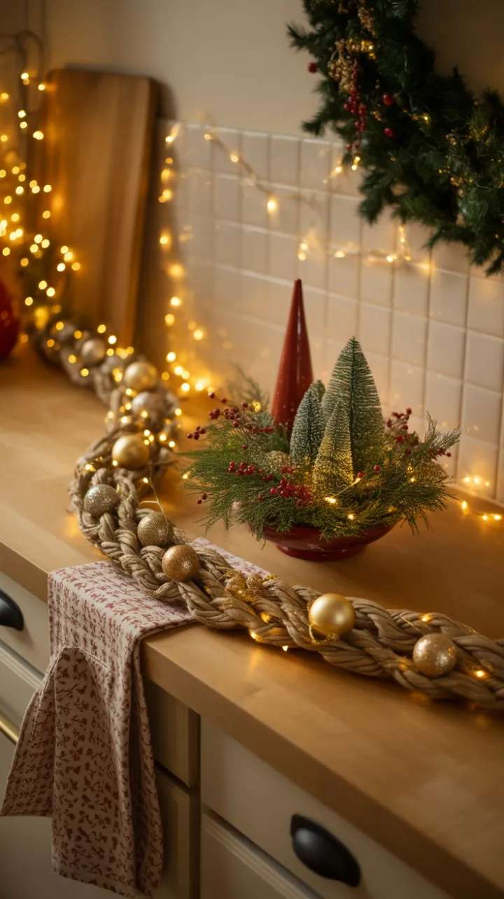 Warmth and Wonder on a Festive Kitchen Countertop