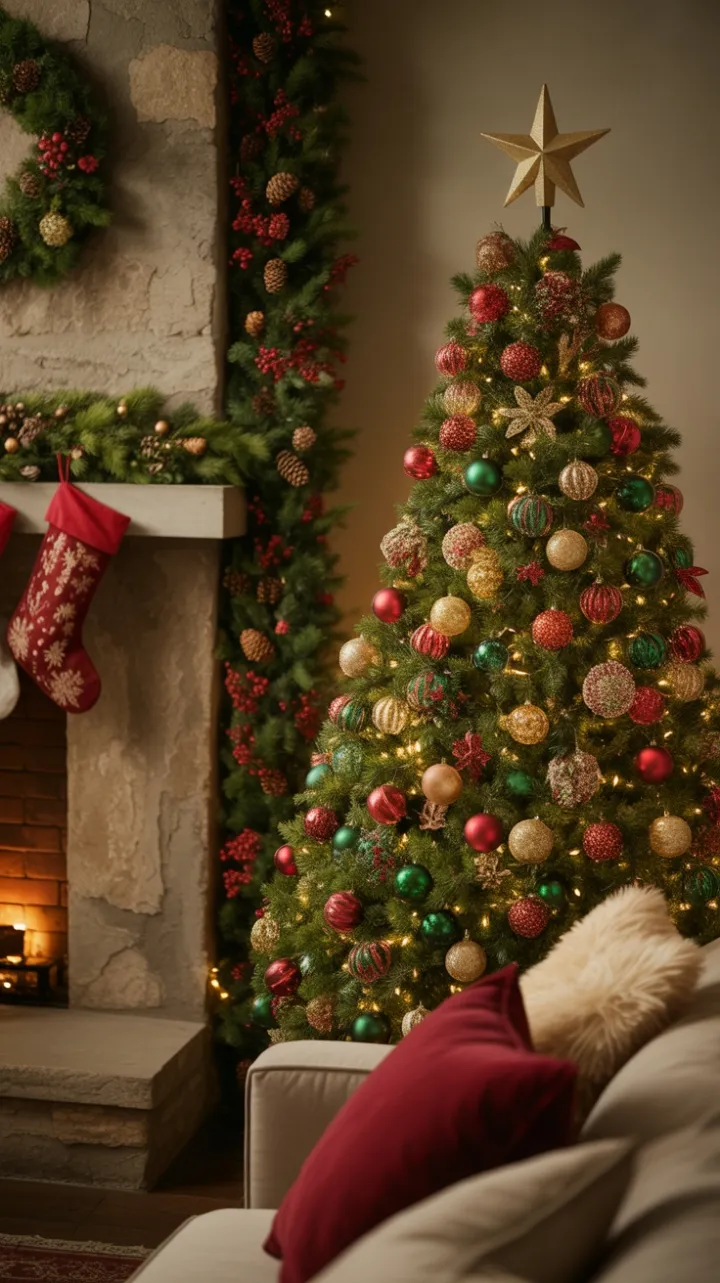 Hearthside Glow and Twinkling Ornaments