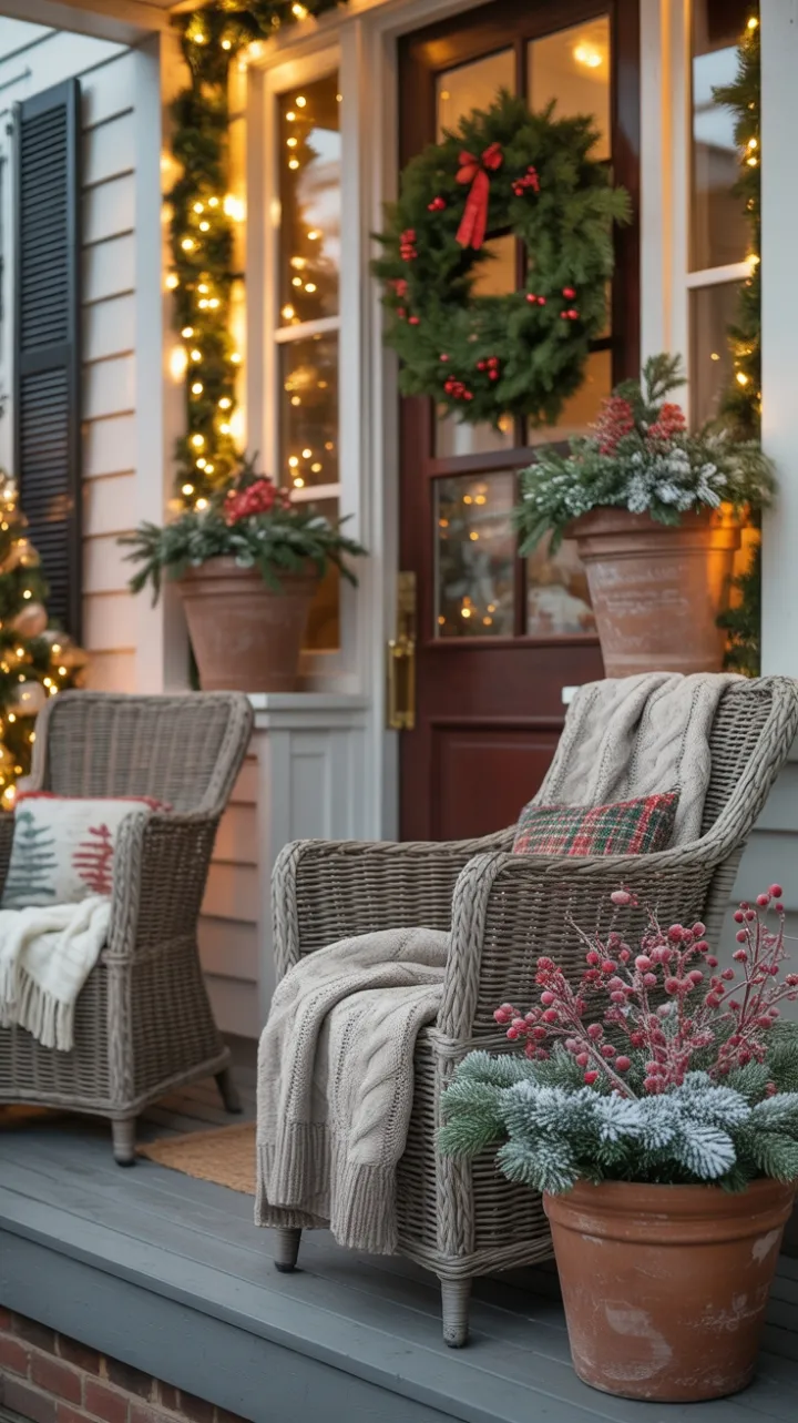 A Warm Welcome Home Wrapped in Holiday Glow