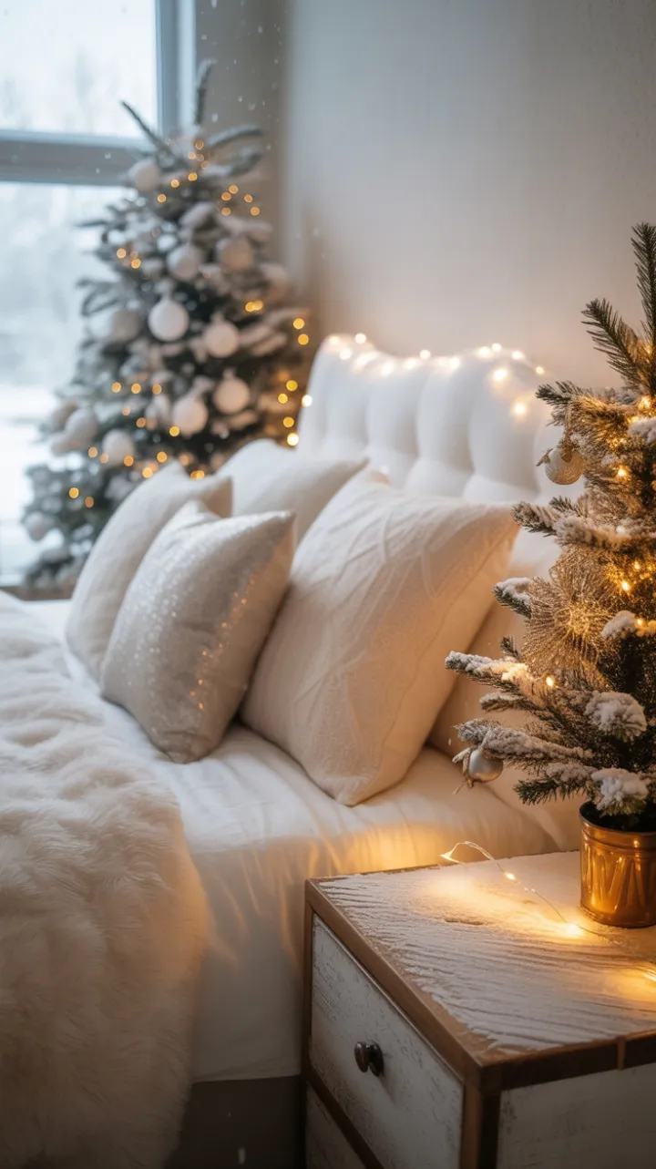 Snow-Kissed Christmas Bedroom Retreat