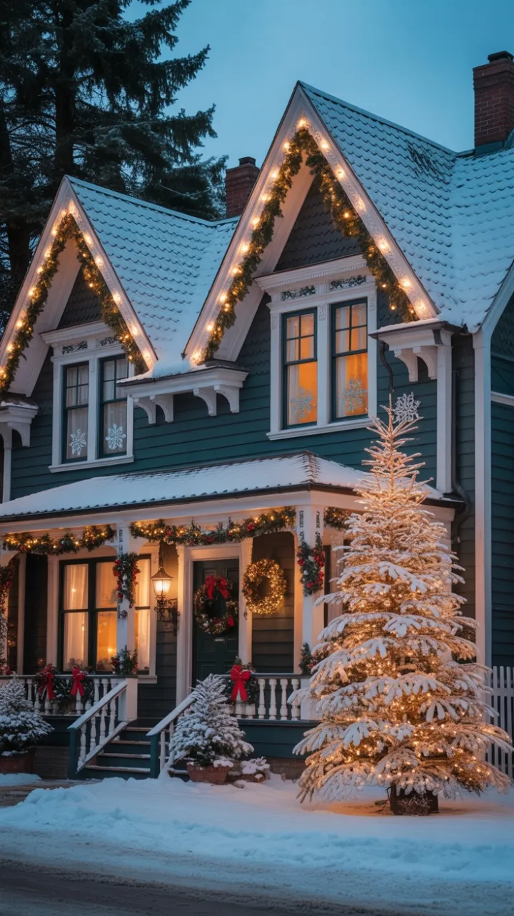 Snow-Kissed Victorian Holiday Glow