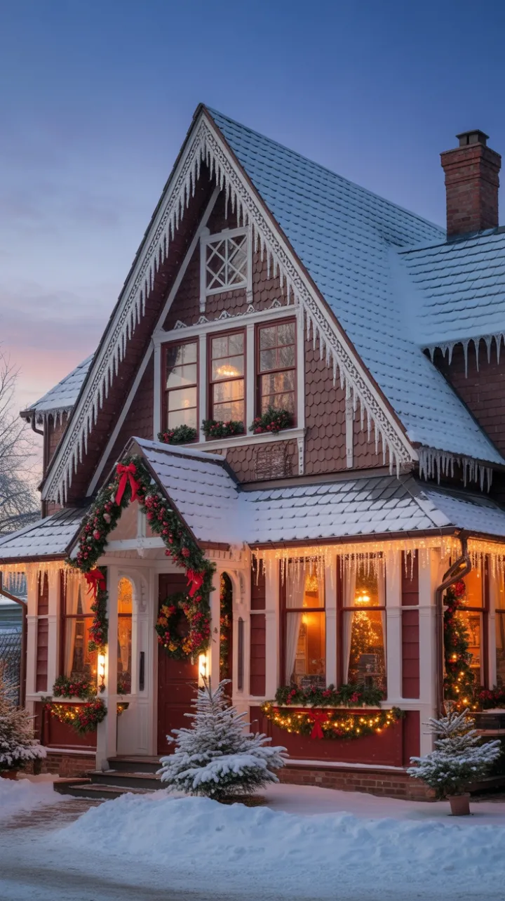 Snow-Kissed Victorian Holiday Haven