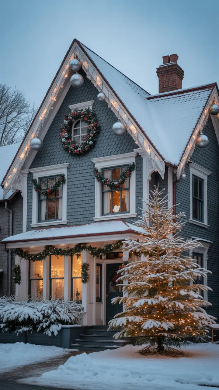 Snow-Kissed Victorian Holiday Glow