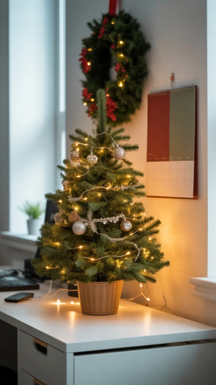 Cozy Desk-Side Christmas Glow