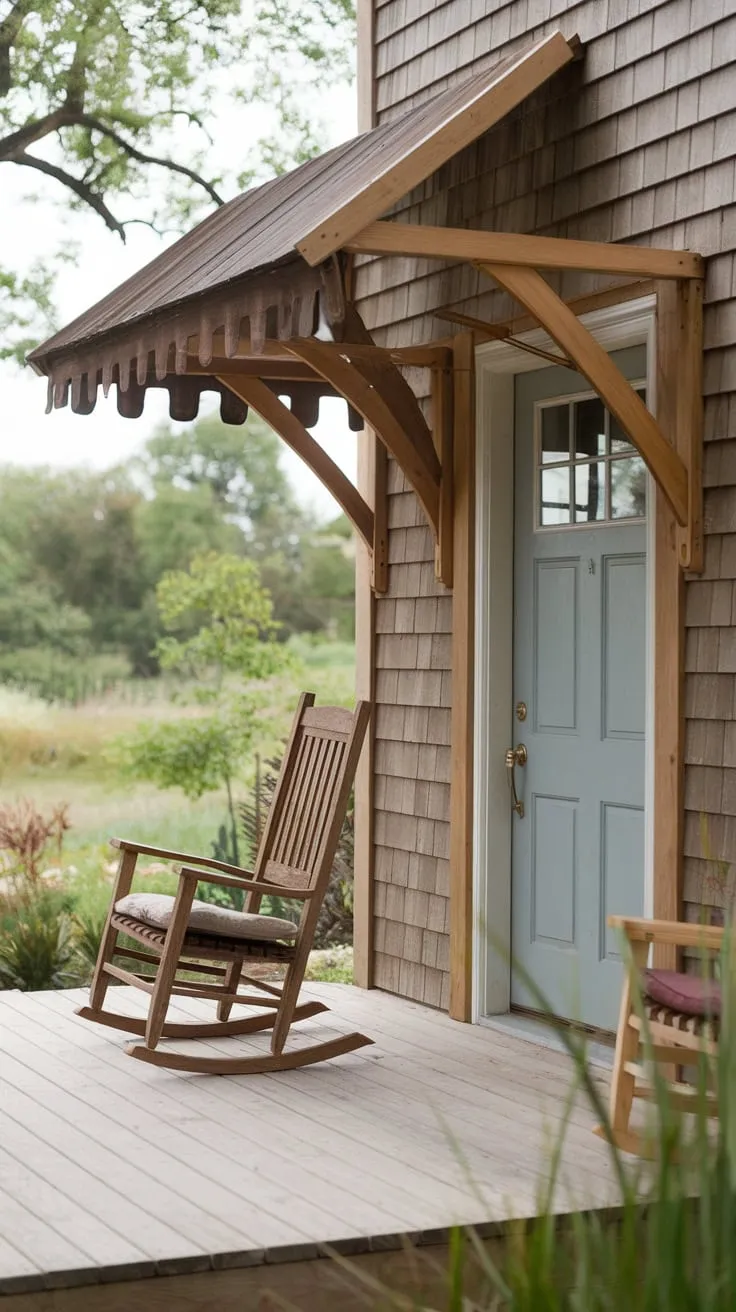 Charming Wooden Porch Oasis