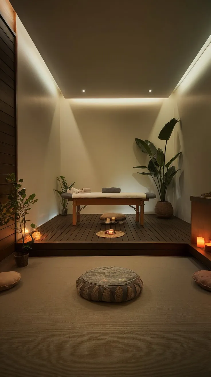 Escape the chaos and embrace serenity. This modern apartment is a testament to mindful living, featuring a dedicated meditation area and a luxurious spa retreat. A perfect blend of minimalist design and calming aesthetics, it's a space designed for rejuvenation and inner peace. A place to truly breathe.