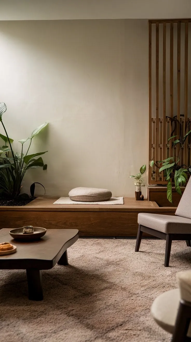 Find your sanctuary in this zen-inspired apartment. The minimalist design, plush textures, and calming plants create a space perfect for unwinding and reconnecting with yourself. A haven of tranquility awaits.