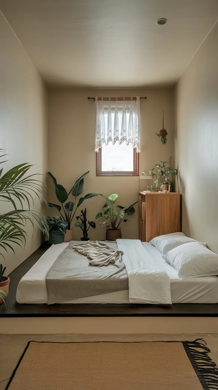 Find your calm in this minimalist haven. The muted tones and simple design create a serene space perfect for unwinding after a long day. A sanctuary of peace, where comfort and tranquility meet.