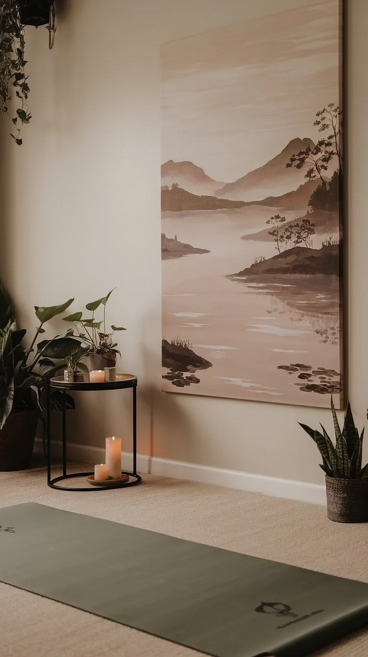 Breathe in the serenity. This yoga space, adorned with a breathtaking mountain vista and lush greenery, invites you to unwind and reconnect with your inner self. A place to shed stress, A haven for your soul, A sanctuary for your practice.