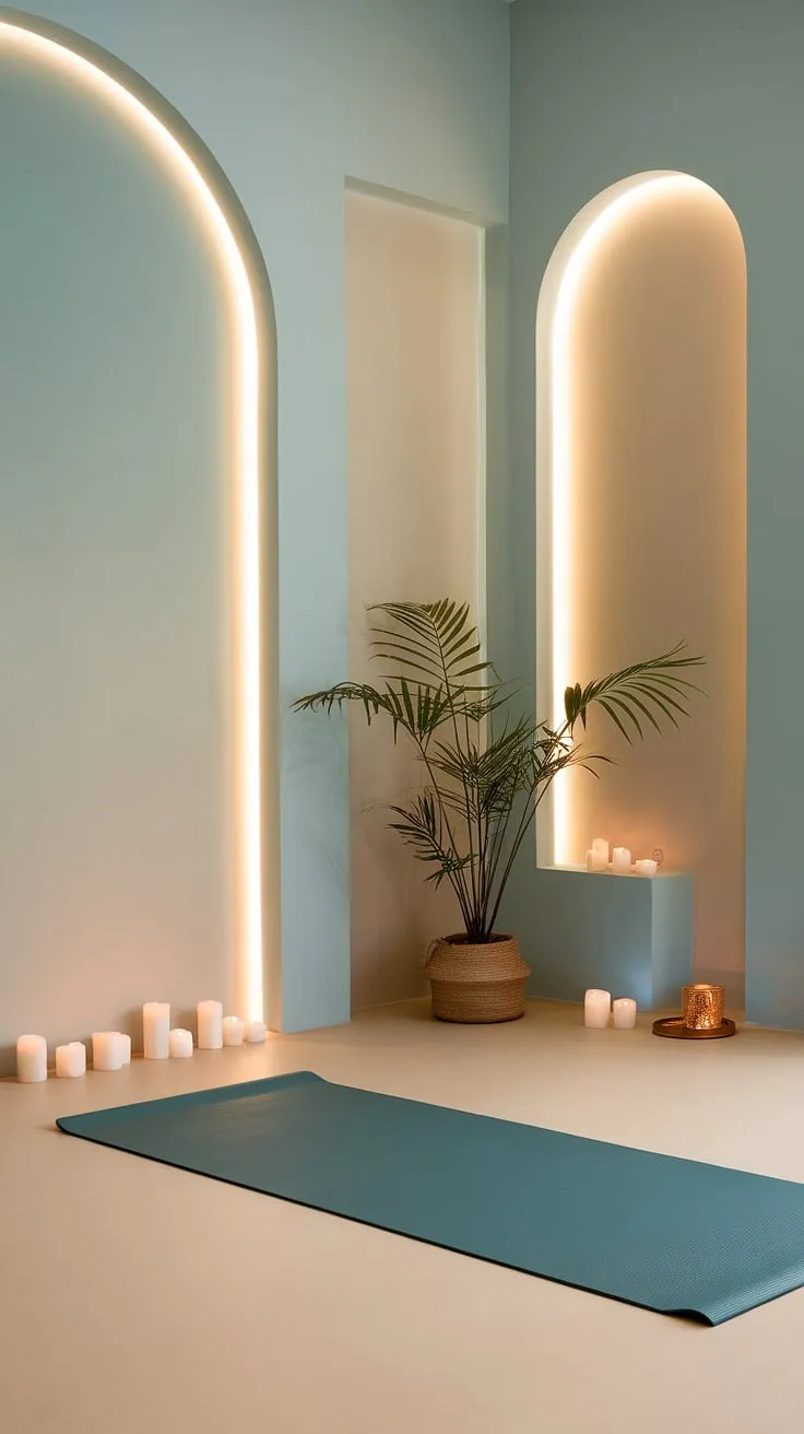 Escape the everyday and enter a world of serenity. A dedicated space for both meditation and yoga, this zen den offers a haven for relaxation and rejuvenation. A perfect place to reconnect with yourself and find your center.