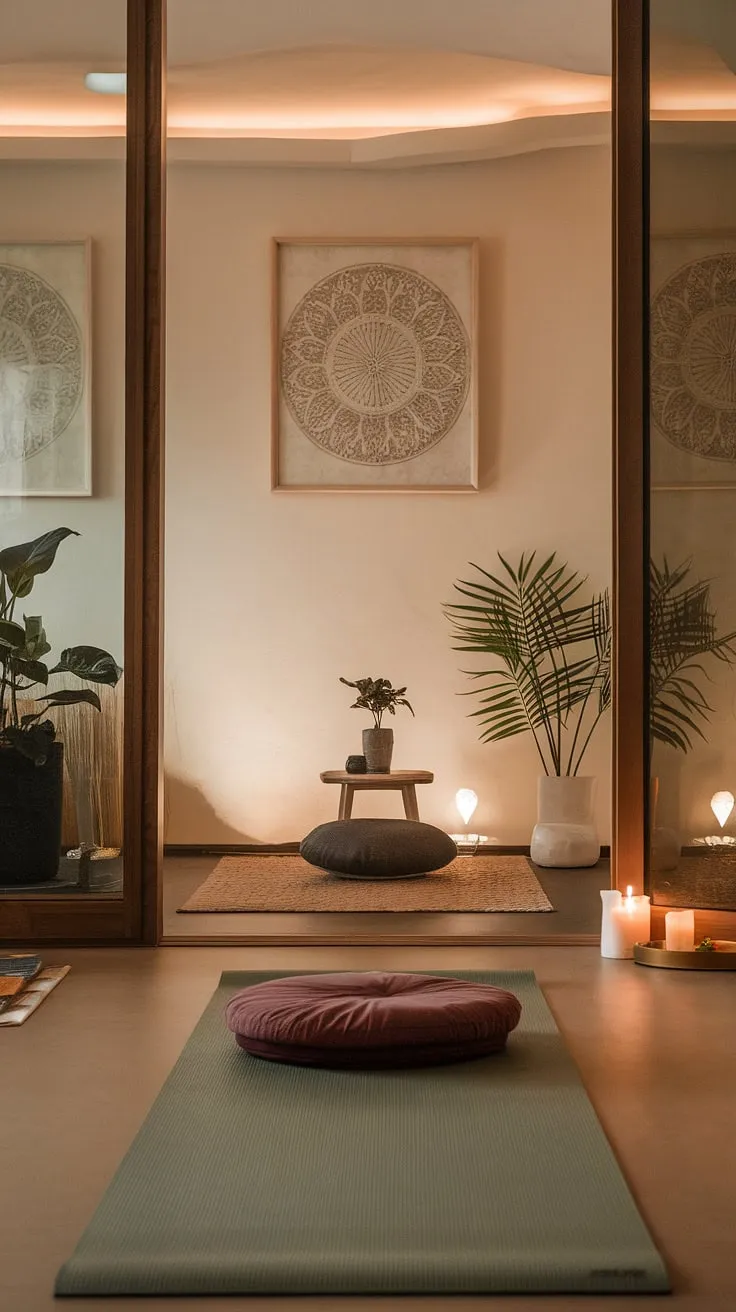 Find your sanctuary. This zen den, with its dedicated meditation space and calming yoga corner, offers a haven for mindful practice and inner peace. A perfect blend of serenity and style, it's a space designed to nurture your well-being. A place to reconnect with yourself, A place to breathe, A place to simply be.