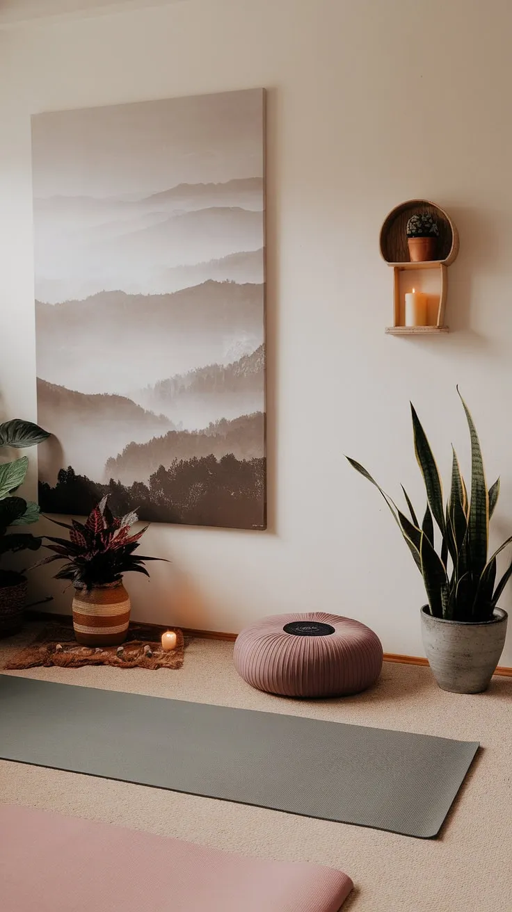 Find your center in this tranquil haven, where the gentle sway of plants complements the serene mountain vista. A sanctuary designed for mindful movement and quiet contemplation, this space offers a perfect blend of yoga and meditation, fostering inner peace and A sense of calm.