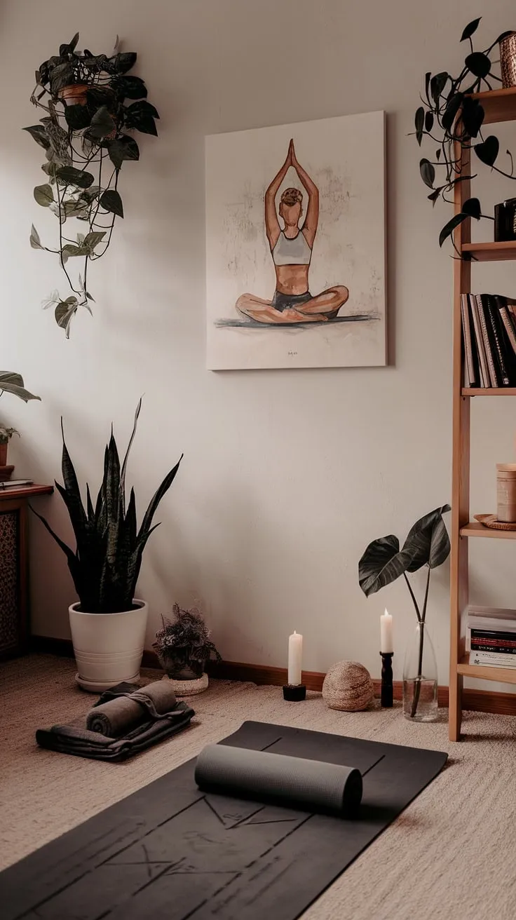 Unroll your mat and breathe. This zen den, with its inspiring yoga art and carefully curated space, invites you to unwind and reconnect with yourself. A moment of stillness, a breath of fresh air, a journey inward. A perfect setting to cultivate peace and find your flow. A haven for body, mind, and spirit.