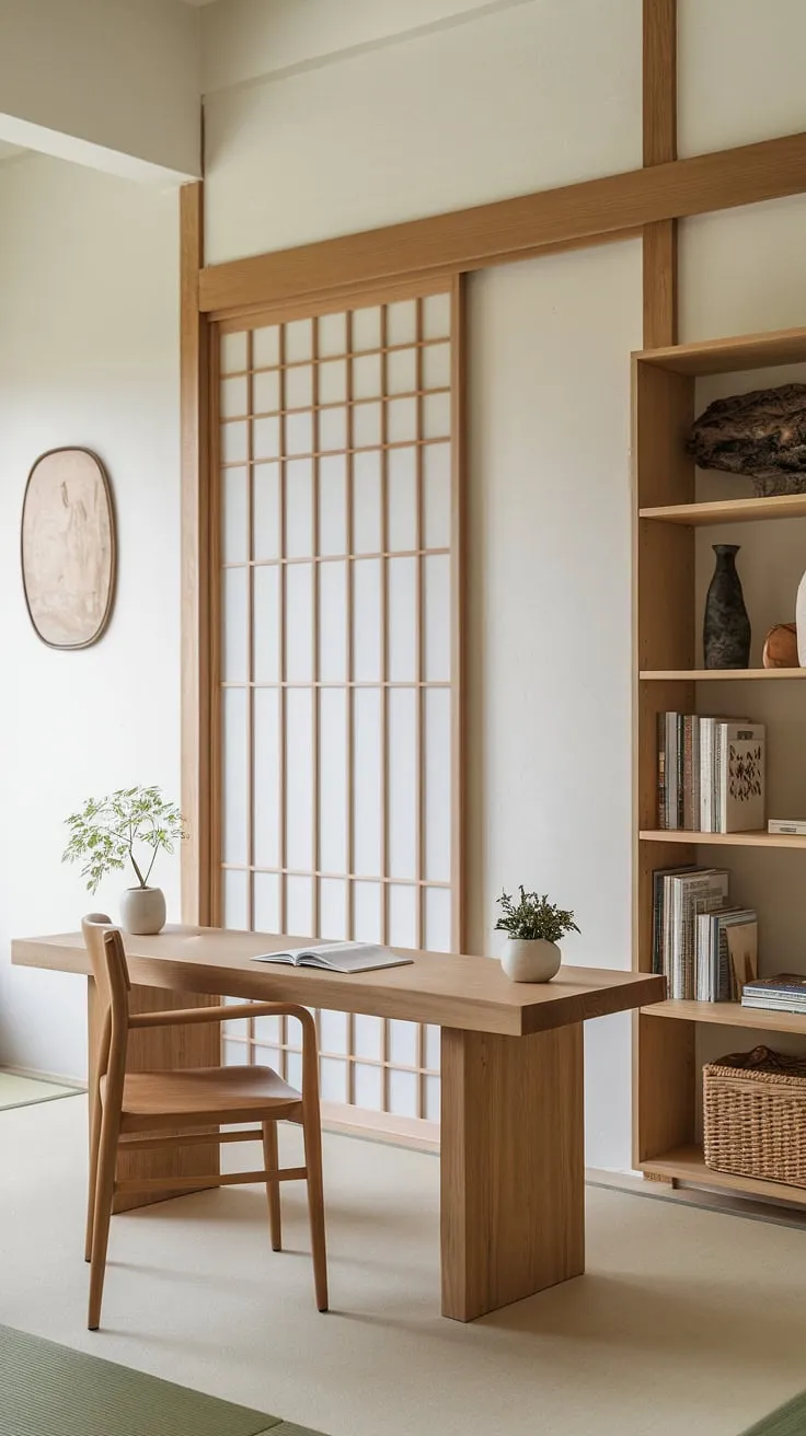 A minimalist haven designed for concentration. Clean lines, natural light, and carefully chosen elements combine to create a space that inspires creativity and tranquility. A perfect blend of Japanese aesthetics and modern functionality.